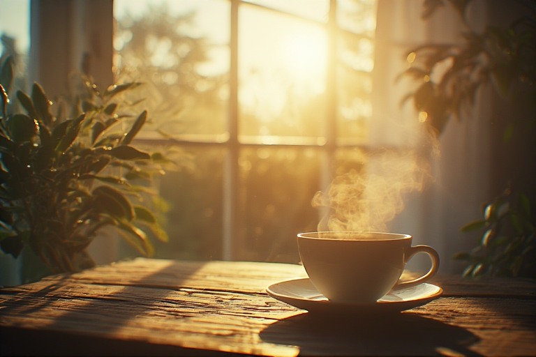 Menikmati Ketenteraman dalam Momen Sederhana dengan Secangkir Minuman